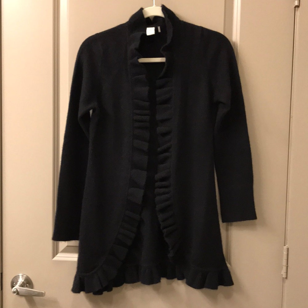 Kinross black cashmere sweater size XS